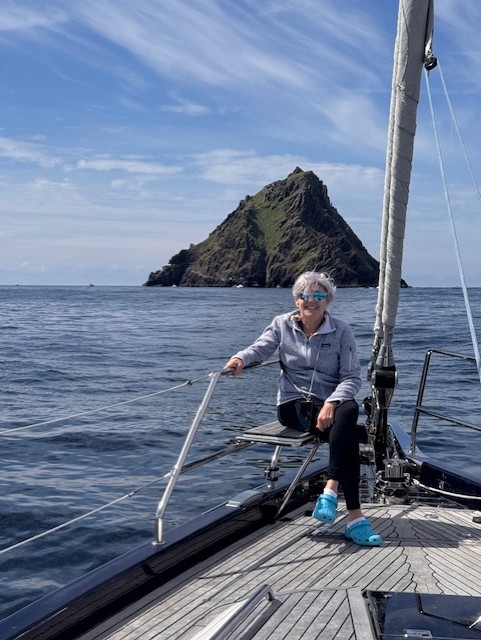 Approaching Skellig Islands